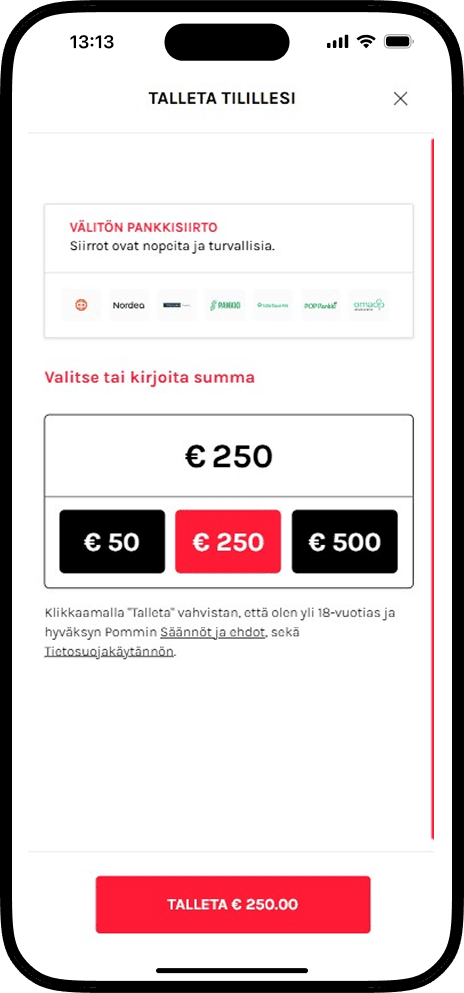 Pommi Pay N Play
